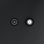 Розетка телевизионная Voltum S70 VLS060407