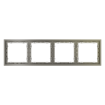 Рамка на 4 поста Voltum S70 VLS100404