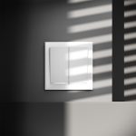 Проходной переключатель двухклавишный с подсветкой Voltum S70 VLS020402