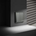 Выключатель двухклавишный Voltum S70 VLS020106