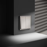 Проходной переключатель двухклавишный Voltum S70 VLS020303