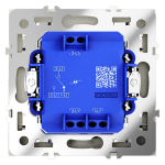 Проходной переключатель одноклавишный с подсветкой Voltum S70 VLS010405