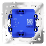 Выключатель с самовозвратом одноклавишный Voltum S70 VLS010601