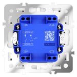 Выключатель двухклавишный Voltum S70 VLS020101