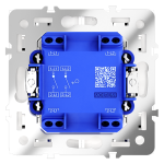 Выключатель двухклавишный Voltum S70 VLS020102