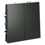 Выключатель двухклавишный Voltum S70 VLS020106