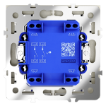 Выключатель двухклавишный с подсветкой Voltum S70 VLS020205