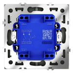 Выключатель с самовозвратом двухклавишный Voltum S70 VLS020606