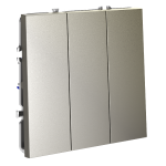 Выключатель трехклавишный Voltum S70 VLS030104