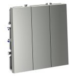 Выключатель трехклавишный Voltum S70 VLS030105