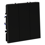 Выключатель трехклавишный Voltum S70 VLS030108