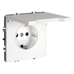 Розетка с защитными шторками и крышкой Voltum S70 VLS040302