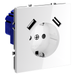 Розетка с USB, А+А Voltum S70 VLS040401