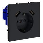 Розетка с USB, А+А Voltum S70 VLS040407