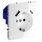 Розетка с USB, A+C Voltum S70 VLS040501