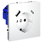 Розетка с USB, A+C Voltum S70 VLS040502