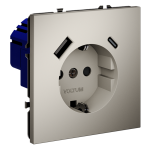 Розетка с USB, A+C Voltum S70 VLS040503