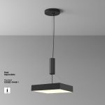 Потолочный светильник Maytoni Zon C032CL-45W3K-SQ-B