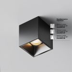 Накладной светильник Maytoni Alfa LED C064CL-5W2.7K-SQ-B