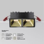 Встраиваемый светильник Maytoni Alfa Led Downlight DL043-02-10W3K-SQ-B-1