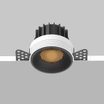 Встраиваемый светильник Maytoni Round DL058-12W2.7K-TRS-B