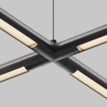 Х-образный вертикальный коннектор без ввода питания Maytoni Shelf CA017TX-B