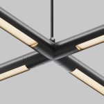 Х-образный вертикальный коннектор с вводом питания Maytoni Shelf CA017TX-P-B