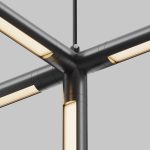 Х-образный вертикальный коннектор с вводом питания Maytoni Shelf CA019L4C-P-B