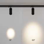 Трековый трехфазный светильник Maytoni Focus Zoom TR198-3-20W2.7K-Z-B