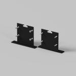 Комплект заглушек для профиля 50×35 2шт Maytoni Led Strip ALM-5035T-B-EC 642035