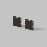 Комплект заглушек для профиля 35×35 2шт Maytoni Led Strip ALM-3535BT-B-EC 642038