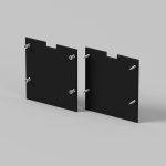 Комплект заглушек для профиля 50×50 2шт Maytoni Led Strip ALM-5050T-B-EC 642047