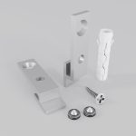 Комплект креплений для радиусного профиля со свеченим вверх/вниз (2 шт.) Maytoni Led strip ALM-3535R-2MT