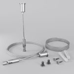 Комплект подвесов для радиусного профиля Maytoni Led strip ALM-3535R-PE-2M