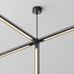 Х-образный вертикальный коннектор с вводом питания Maytoni Shelf CA019L4C-P-B