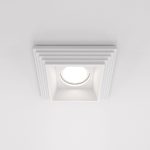 Встраиваемый светильник Maytoni Gyps Modern DL005-1-01-W-1