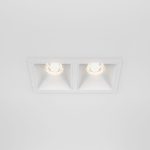 Встраиваемый светильник Maytoni Technical Alfa LED DL043-02-10W3K-SQ-W
