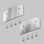 Заглушка торцевая к профилю (2 шт.) Maytoni Three phase track system Trinity TRA005MPEC-31S