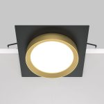 Встраиваемый светильник Maytoni Technical Hoop DL086-GX53-SQ-BG