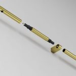 Прямой коннектор для штанговой системы Maytoni Axity CA004RC-BS