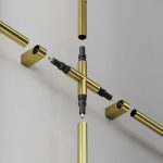 X образный коннектор для штанговой системы Maytoni Axity CA008TX-BS