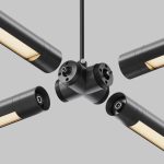 Х-образный вертикальный коннектор с вводом питания Maytoni Shelf CA017TX-P-B