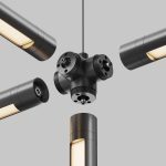 Х-образный вертикальный коннектор без ввода питания Maytoni Shelf CA019L4C-B