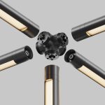 Пятиконечный коннектор без ввода питания Maytoni Shelf CA020L5C-B