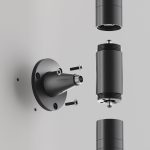 Фиксатор для накладного монтажа Maytoni Shelf CA026BS-B