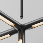 Подвес на жестком основании с потолочной чашей Maytoni Shelf CA030C-SL-L500-B