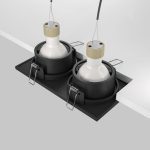 Встраиваемый светильник Maytoni Zoom DL033-2-02B