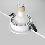 Встраиваемый светильник Maytoni Atom DL113-GU10-01-RD-W