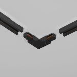 Угловой коннектор питания с вводом питания Maytoni Unity TRA001CLB-11B