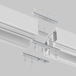 Комплект прямых соединителей для демпферного шинопровода (4 шт.) Maytoni Exility TRA034D-C-42S